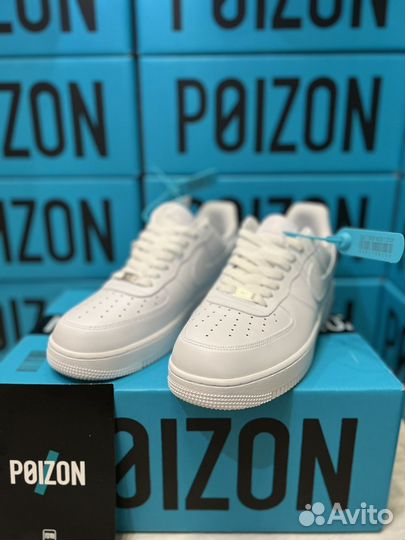 Nike air force 1 07 low white Оригинал (Poizon )