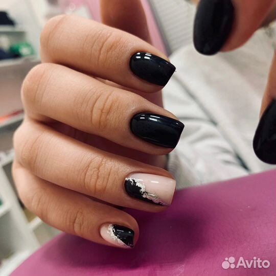 Аппаратный маникюр + покрытие