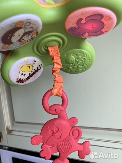 Музыкальный развивающий коврик с игрушками