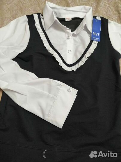 Блузка школьная 158. 44разм