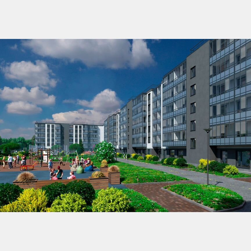 1-к. квартира, 46 м², 4/6 эт.