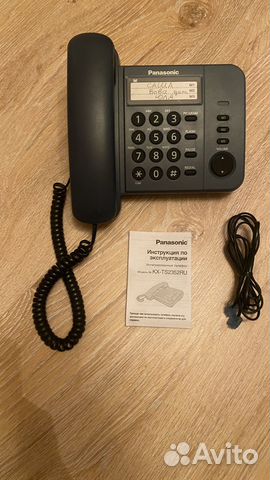 Проводной стационарный телефон Panasonic 2352