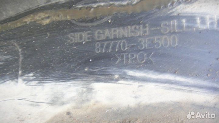 Накладка на порог левая Kia Sorento BL D4CB