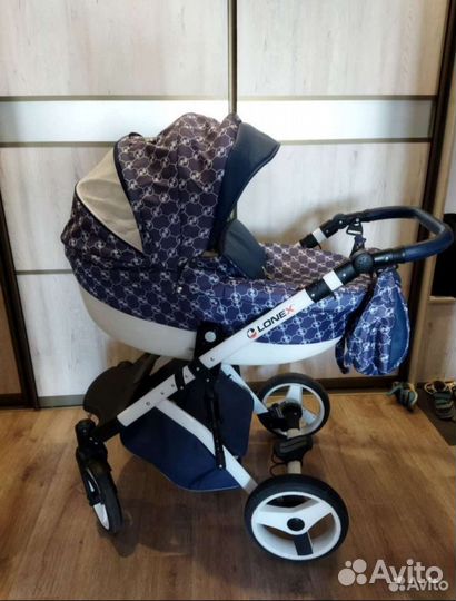 Коляска 2 в 1 lonex +конверт в коляску