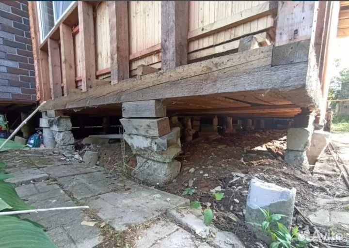 Замена венцов / лаг / пола / подъемов домов