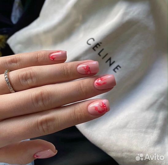 Маникюр педикюр гель лак в салоне красоты