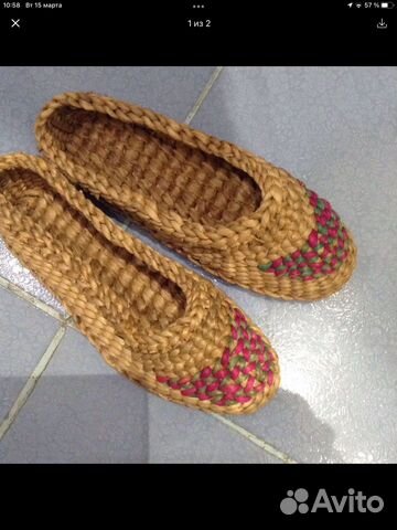 Лапти декоративные (старинные)