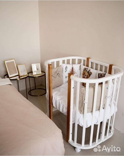 Приставная кроватка люлька Nuvola Lux