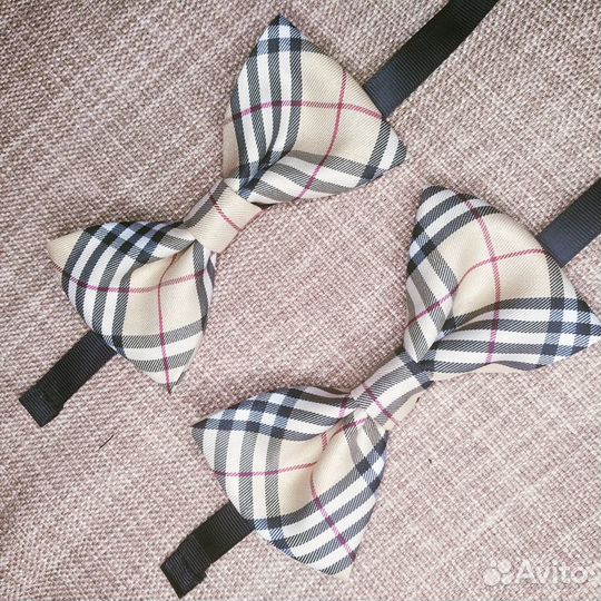 Галстук бабочка клетка Burberry есть в наличии