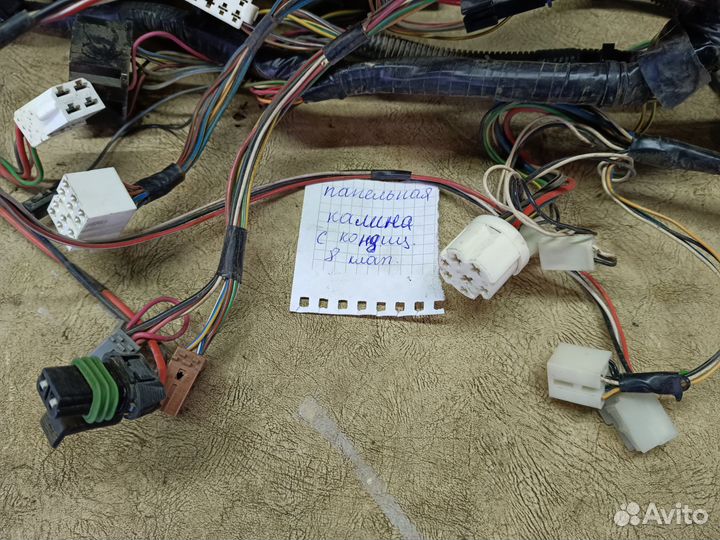 Проводка панельная лада калина