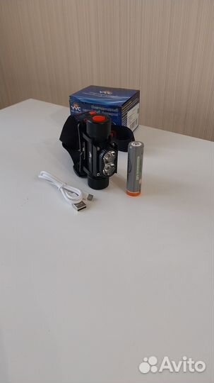 Налобный фонарь аккумуляторный