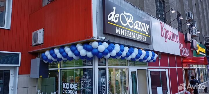 Воздушные шары на открытие магазина