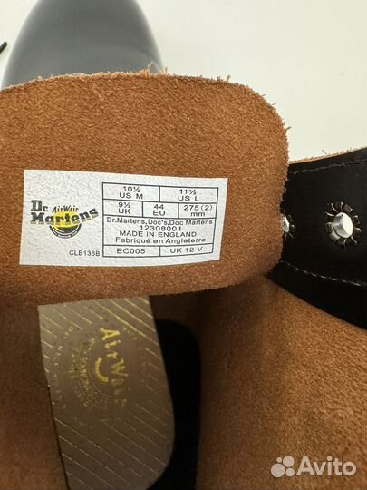 44eu Dr Martens Made in England Оригинал ботинки