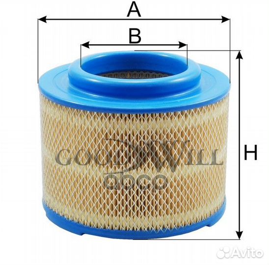 Фильтр воздушный;toyota