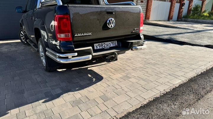 Защита заднего бампера Volkswagen Amarok