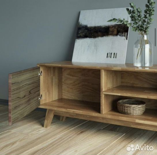 Тумба под тв Fusion из массива дерева 200х55х40 см