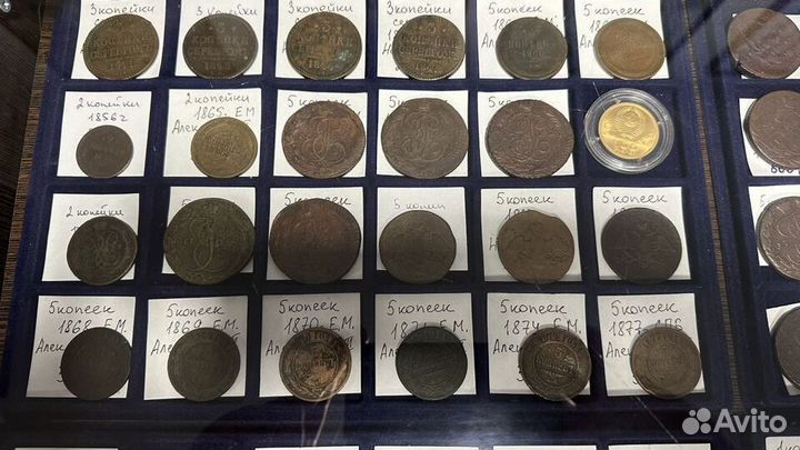 Серебряные и Медные монеты Царской России
