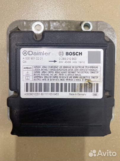 Блок управления подушками безопасности mercedes