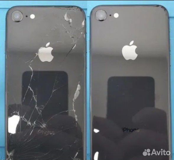 Крышка Задняя+Замена iPhone 8,8+,X,Xr,11