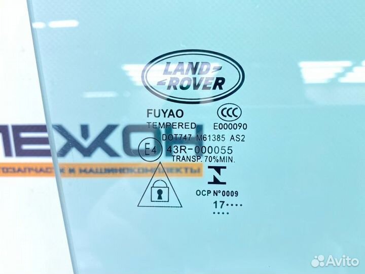 Стекло двери заднее правое Land Rover Range Rover