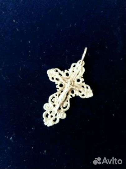 Крестик серебро
