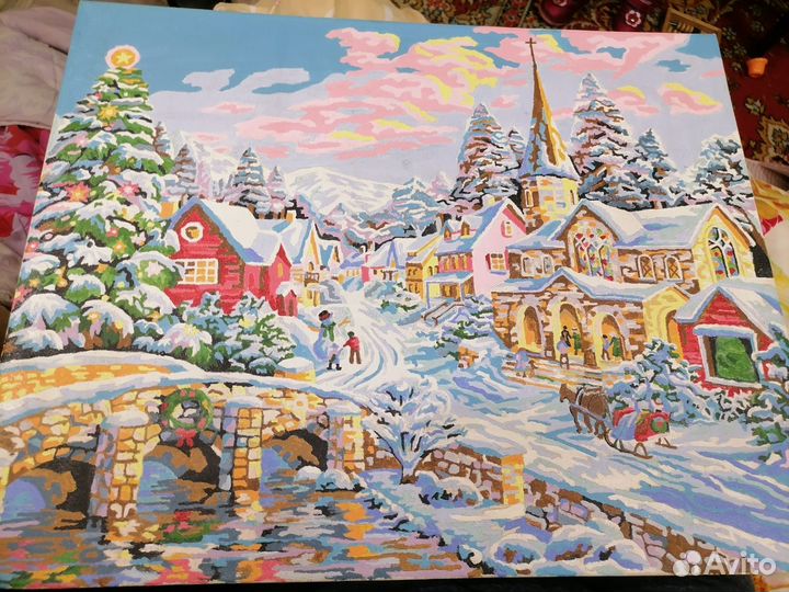 Готовая картина по номерам