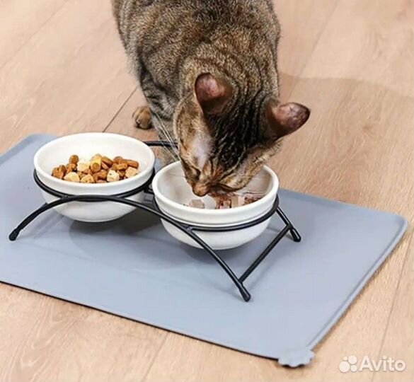 Силиконовый коврик для миски