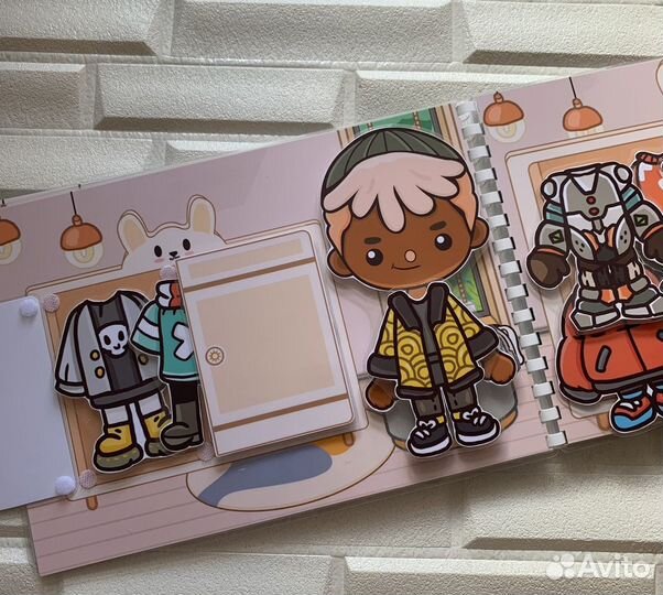 Тока бока альбом на липучках