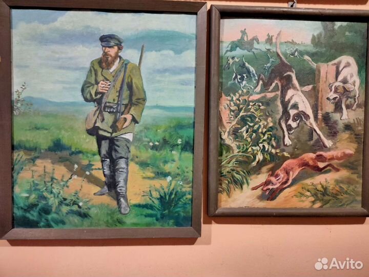 Две картины Охота