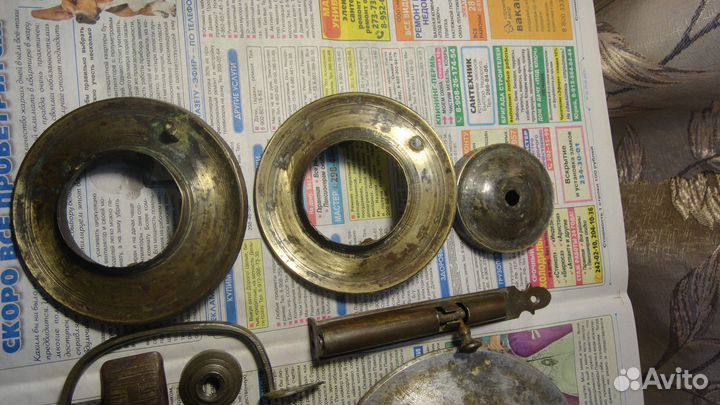 Старина.Изделия из цв.мета.Копанина