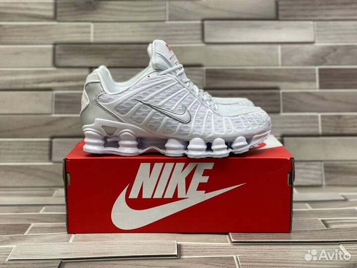 Кроссовки Nike Shox TL White (36-45)