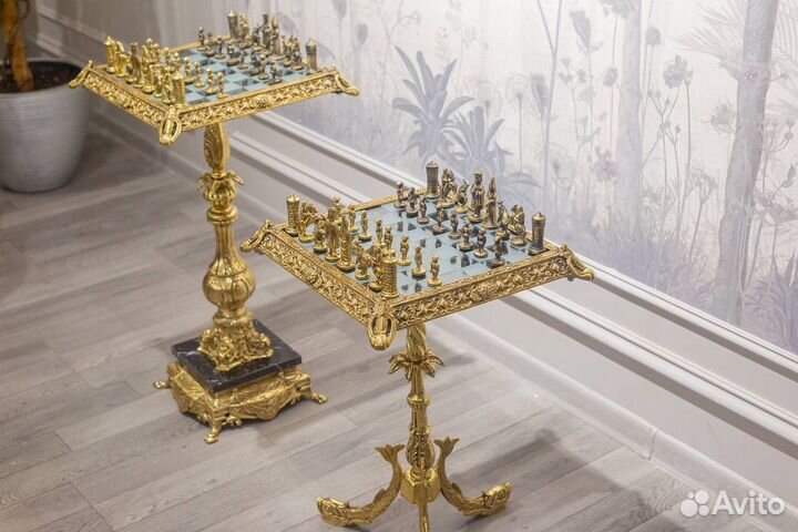 Эксклюзивная шахматная доска ручной работы