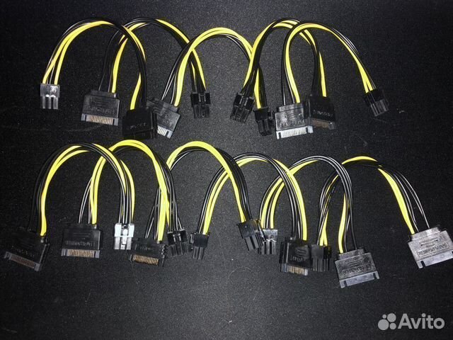 Переходник SATA - 6 pin много купить в Липецке | Электроника | Авито