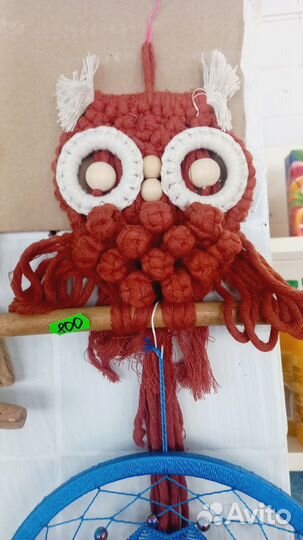 Ловец снов макраме панно