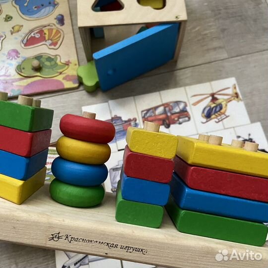 Развивающие деревянные игрушки