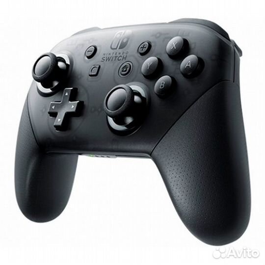 Беспроводной контроллер Nintendo Switch Pro Controller (черный)