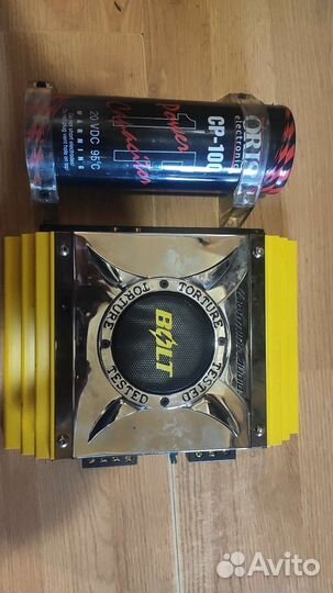 Сабвуфер и усилитель в автомобиль