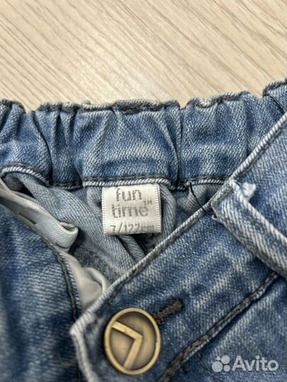 Джинсы для девочки 122