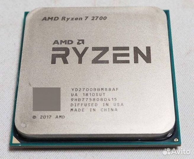 Процессор amd 7 2700