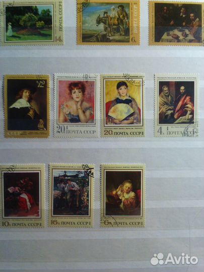 Почтовые марки СССР и иностранные