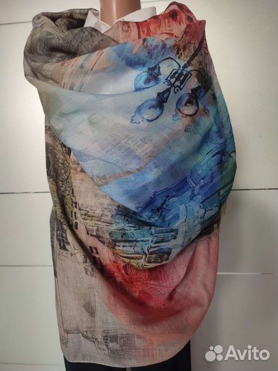 Павловопосадские палантины новые