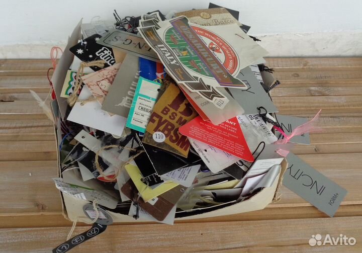 Этикетки, бирки, ярлыки от одежды