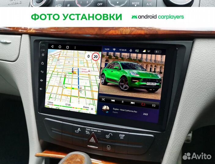 Штатная магнитола на android для Mercedes