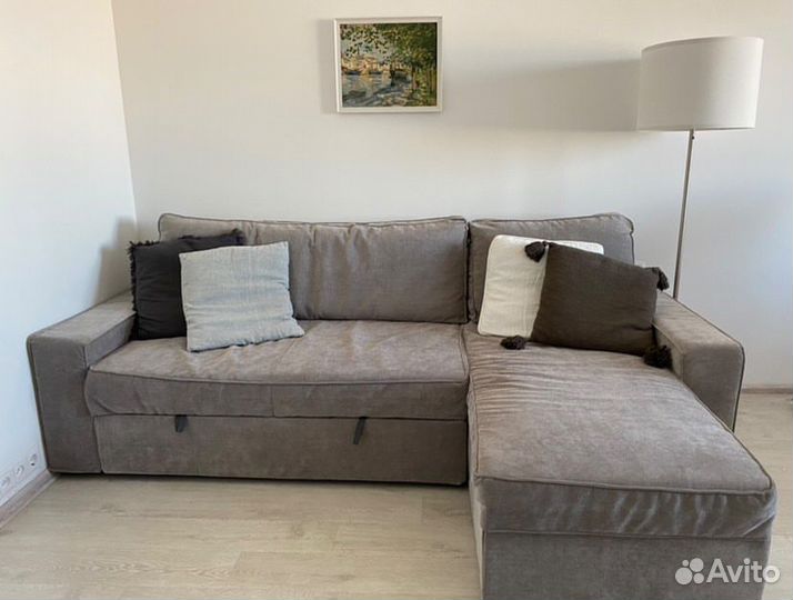 Чехол для дивана-кровати Виласунд с козеткой икеа