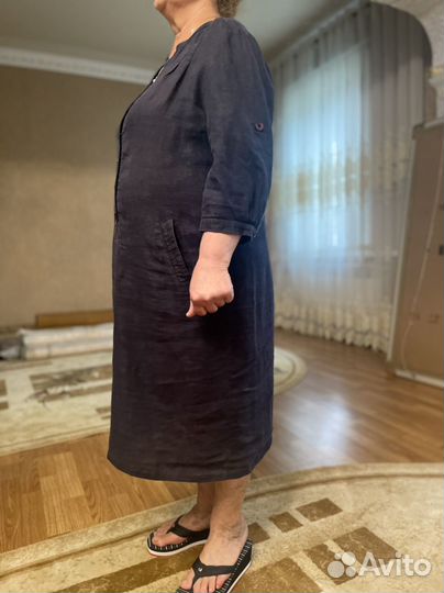 Платье из льна