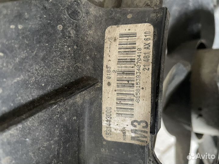 Вентилятор радиатора Nissan Note E11 2006-2013