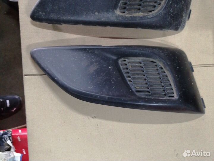 Заглушки переднего бампера chevrolet Aveo 300