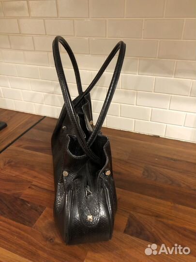 Сумка натуральная кожа змеи