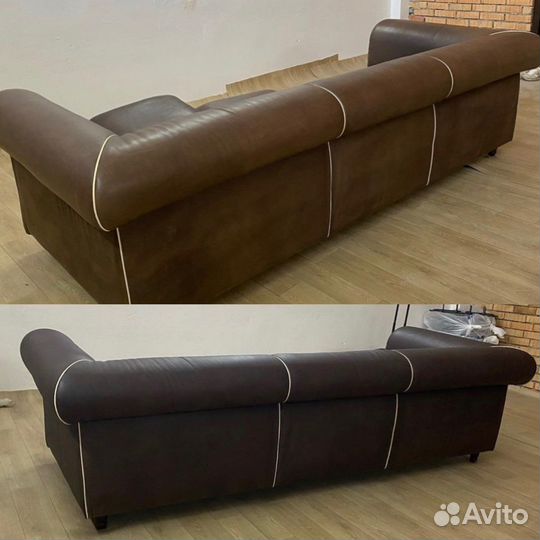 Покраска кожаной мебели