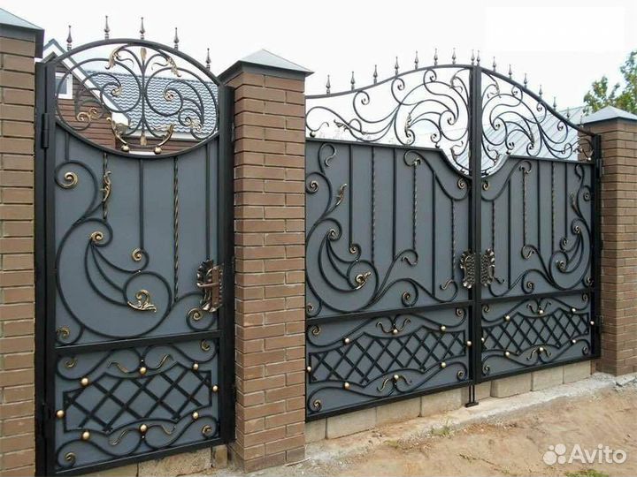 Кованые ворота